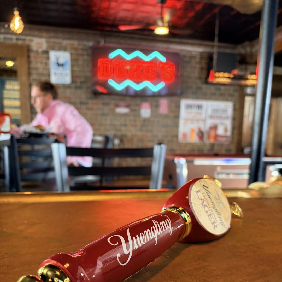 Yuengling beer with Duke's sign